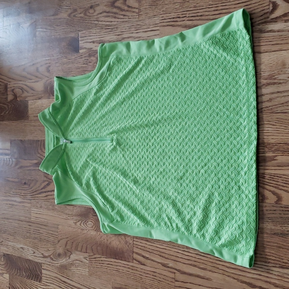 (M) IZOD PerformX Cool FX Pastel Textured Golf Top Collared Sporty Athleisure
